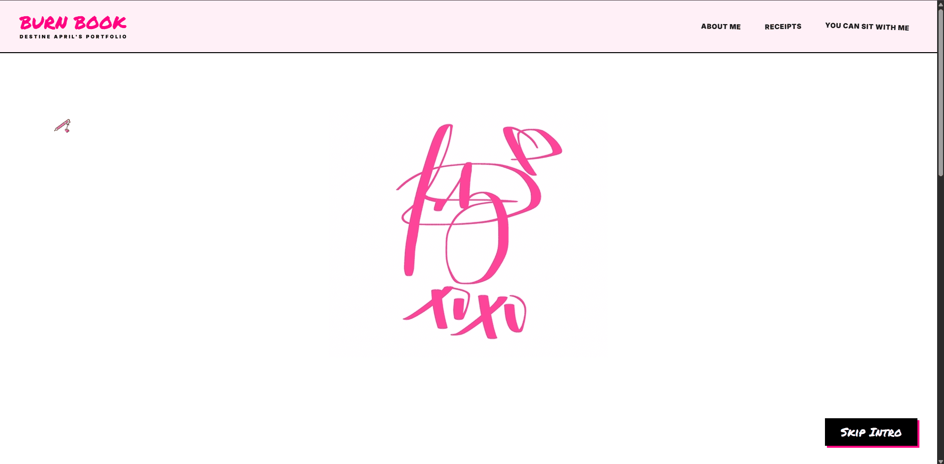 Burn Book — Mean Girls Themed Portfolio - image 2